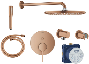 Grohe Essence zestaw prysznicowy podtynkowy brushed warm sunset
