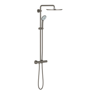 Grohe Euphoria XXL System 310 - system natryskowy ze ścienną baterią termostatyczną brushed hard graphite 26075AL0