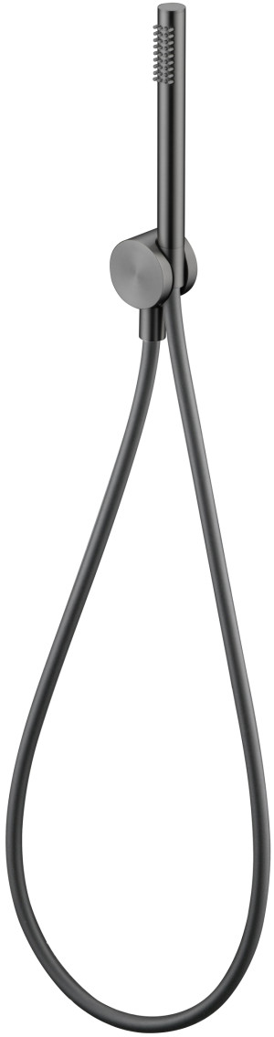 Emporia Ovelo zestaw prysznicowy - słuchawka prysznicowa 1-funkcyjna gun metal 09099BN