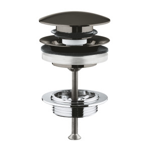 Grohe odpływ umywalkowy z korkiem klik-klak brushed hard graphite 65807AL0
