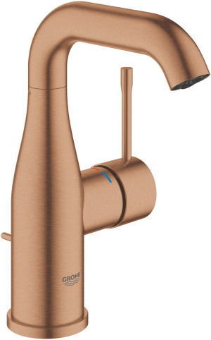 Grohe Essence bateria umywalkowa M stojąca z drążkiem pociąganym brushed warm sunset 24173DL1