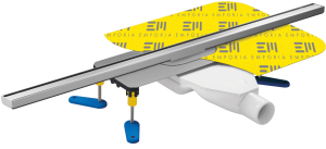 Emporia Slim kompletny odpływ liniowy 70 cm srebrny poler ZESTAW-SLIM-1-CHR