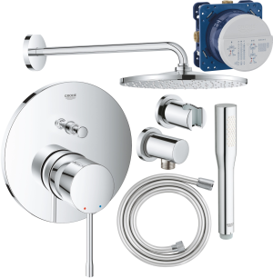 Grohe Essence zestaw prysznicowy z elementem podtynkowym chrom