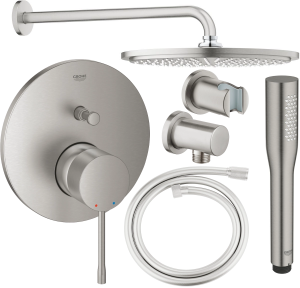 Grohe Essence zestaw prysznicowy podtynkowy stal nierdzewna