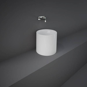 Rak Ceramics Petit umywalka nablatowa 36 cm biały PETCT13400AWHA