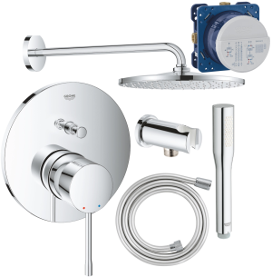 Grohe Essence zestaw prysznicowy z elementem podtynkowym chrom