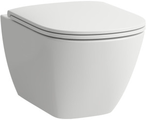 Laufen Lua miska WC podwieszana Rimless + deska WC wolnoopadająca Slim biała H8660800000001