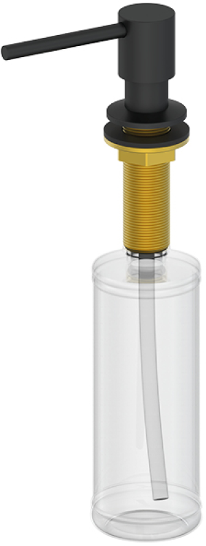 Emporia dozownik na płyn 500 ml czarny mat 040175BM