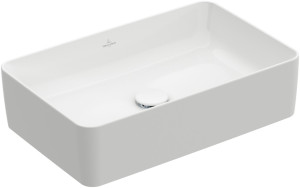 Villeroy&Boch Collaro - umywalka nablatowa, biała połysk 56 x 36 cm