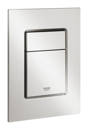Grohe Skate Cosmopolitan S przycisk spłukujący do WC mały 13 x 17,2 cm stal szczotkowana 37535DC0