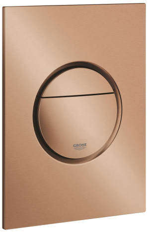 Grohe Nova Cosmopolitan S przycisk spłukujący do WC mały 13 x 17,2 cm brushed warm sunset / miedź szczotkowana 37601DL0
