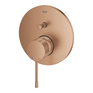 Grohe Essence brushed warm sunset - bateria podtynkowa, jednouchwytowa do 2 wyjść wody, okrągła 24058DL1