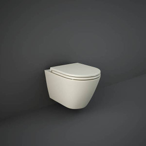 Rak Ceramics Feeling miska WC wisząca 52 x 36 cm beżowy mat RST2301505A
