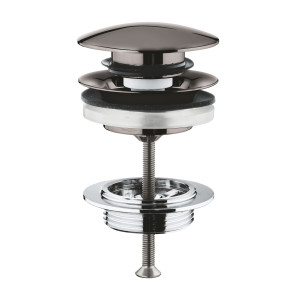 Grohe odpływ umywalkowy z korkiem klik-klak hard graphite 65807A00