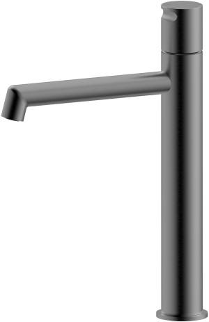 Emporia Ovelo bateria umywalkowa stojąca wysoka gun metal 09011BN