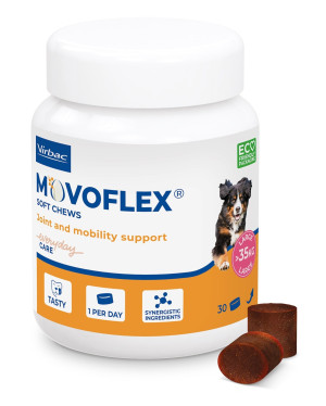 Virbac Movoflex Soft Chews Condroprotector para Perros Talla L - 30 Comprimidos