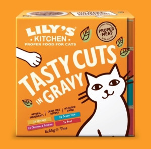 Lily's Kitchen Lily's Tasty Cuts in Gravy Multipack para Gatos 8 x 85 gr