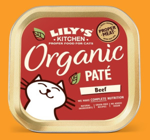 Lily's Kitchen Organic Paté de Vacuno Gatos 85 gr