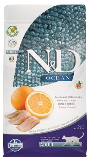 Farmina ND Ocean Grain Free Arenque Gato 1.5 Kg