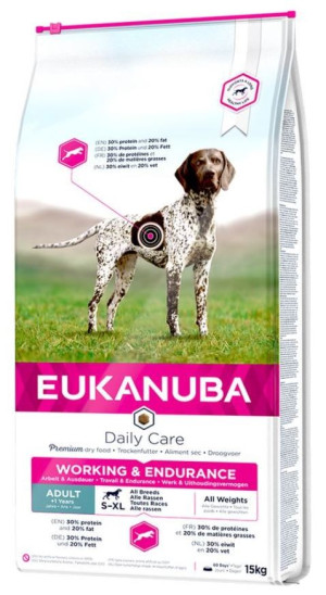 Eukanuba Adult Daily Care Working & Endurance 2 x 15 kg