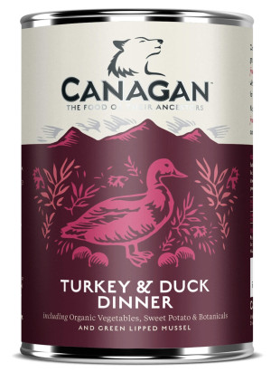 Canagan Pavo y Pato Lata para Perros 12 x 400 gr
