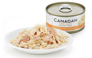 Canagan Pollo con Salmón Lata para Gatos 6 x 75 gr