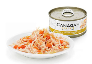 Canagan Pollo con Verduras Lata para Gatos 75 gr
