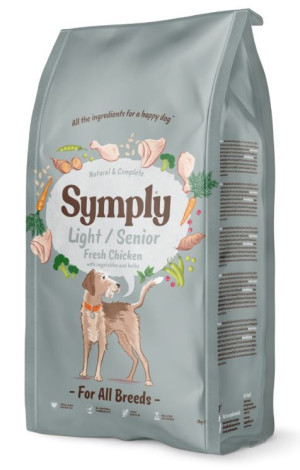 Symply Light y Senior Pollo Fresco para Perros 12 Kg