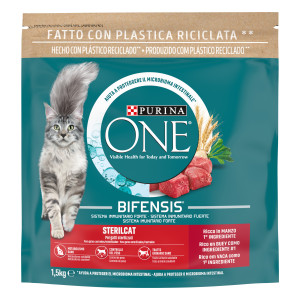 Purina One Gato Esterilizado de Buey y Trigo 1.5 Kg