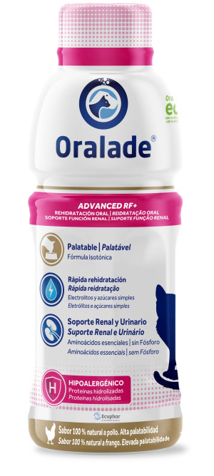 Ecuphar Oralade Advanced RF+ para Perros y Gatos 6 x 330 ml