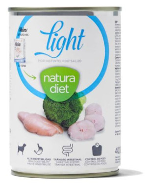 Natura Diet Light para Perros Latas 12 x 400 gr