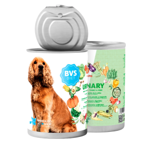 BVS Vet Shop Diet Urinary Pavo y Cerdo Lata para Perros Blanco 400 gr
