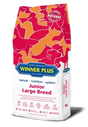 Winner Plus Junior Large Breed para Perros 18 Kg