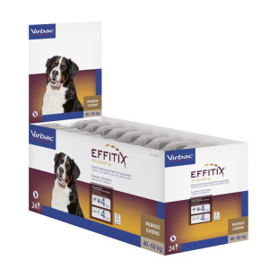Virbac Pipetas Perros Effitix XL (40 - 60 kg) - 24 pipetas