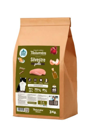 Naturextra Silvestre Pollo para Gatos 3 Kg