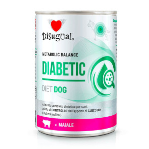 Disugual Diet Diabetic Cerdo Lata para Perros 400 gr