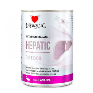 Disugual Diet Hepatic Pato Lata para Perros 6 x 400 gr
