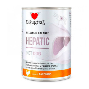 Disugual Diet Hepatic Pavo Lata para Perros 400 gr