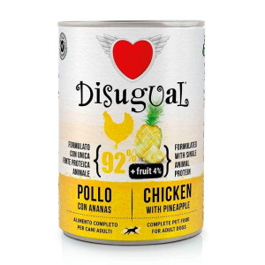 Disugual Fruit Pollo con Piña Lata para Perros 400 gr