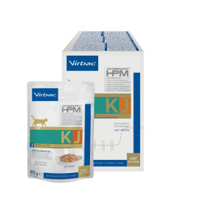 Virbac HPM KJ2 Kidney & Joint para Gatos Sobres 12 x 85 gr