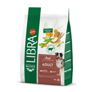 Libra Adult Pienso con Buey para Perros 3 Kg