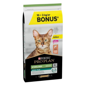 Purina Pro Plan Gato Sterilised Adult Renal Plus Salmón 10 + 2 Kg!