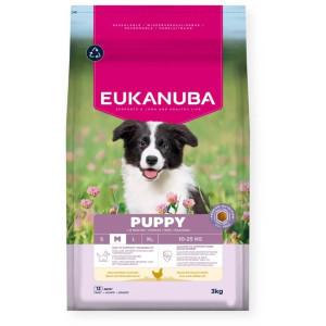 Eukanuba Puppy Razas Medianas Pollo 2 x 15 kg