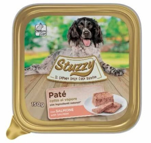 Stuzzy Salmón Paté Tarrina para Perros 11 x 150 gr