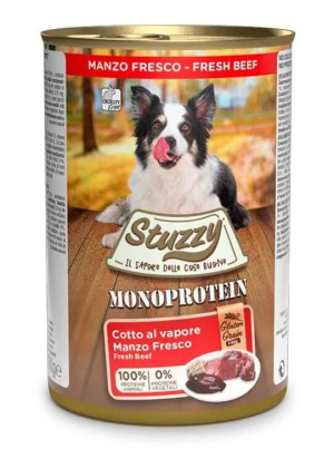 Stuzzy Buey Fresco Monoprotein Lata para Perros 400 gr