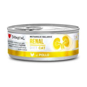 Disugual Diet Cat Renal Pollo Lata para Gatos 85 gr