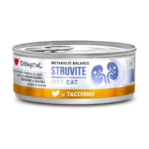 Disugual Diet Cat Struvite Pavo Lata para Gatos 12 x 85 gr