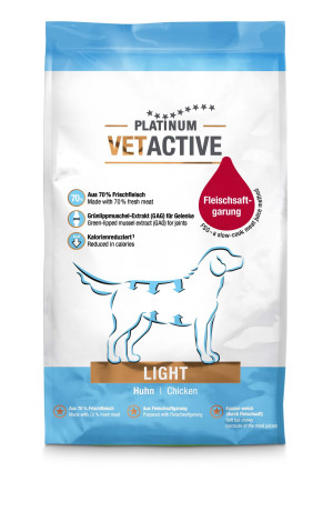 Platinum Vetactive Light Pollo para Perros 1.5 Kg