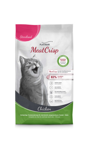 Platinum MeatCrisp Sterilised Pollo para Gatos 1.5 Kg