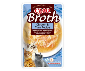 Churu CIAO Broth Pollo y Atún Caldo para Gatos 12 x 40 gr